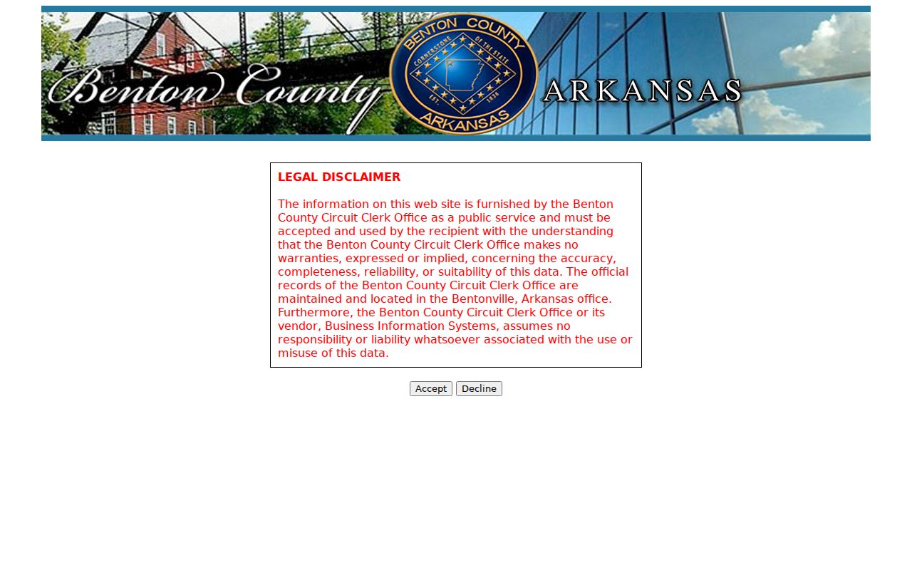 Benton County previous residents BIS deed index search